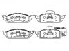 Pastillas de freno Brake Pad Set:163 420 12 20