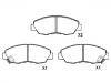 Bremsbelagsatz, Scheibenbremse Brake Pad Set:45022-SM4-A00