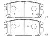 Pastillas de freno Brake Pad Set:58302-H1A00