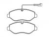 Bremsbelagsatz, Scheibenbremse Brake Pad Set:D1060-BM600